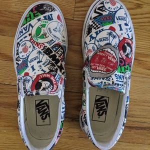 Vans off the wall - slip on, 6.5 women